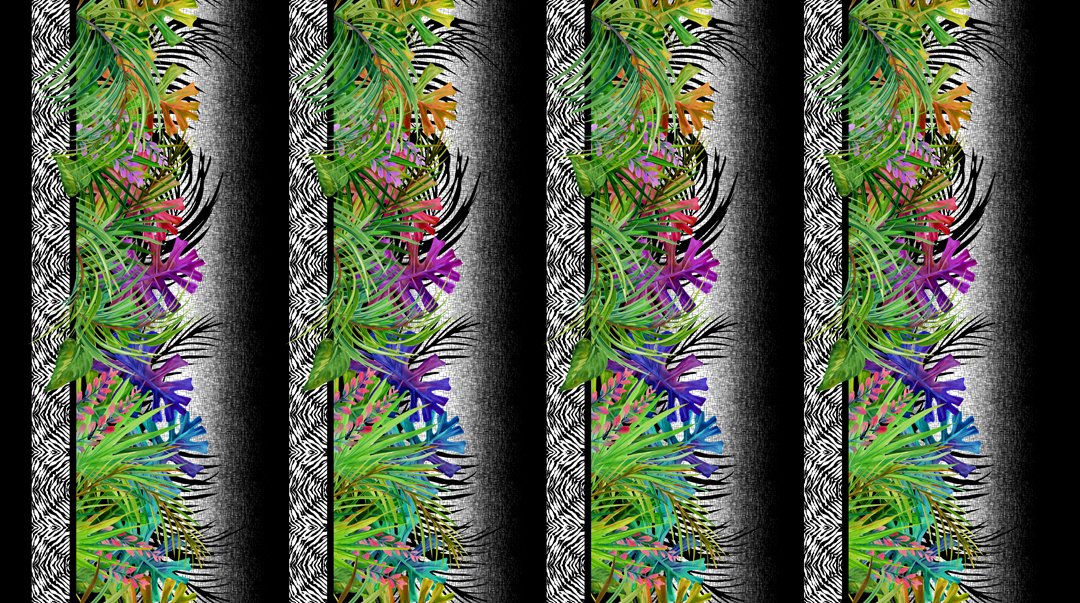 Safari Digital Stripe Border by In The Beginning