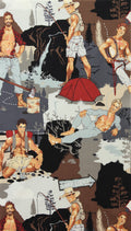 The Outdoorsy Type- Grey - by Alexander Henry - Three Wishes Patchwork Fabric