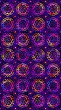 Cosmic Universe: Digital Panel Spheres (Purple)