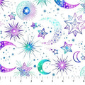 Cosmic Universe: Digital Moon Stars (White/Blue)