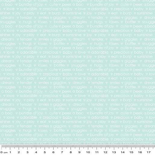 My Little Sunshine: Words (Lt Turquoise/Mint)