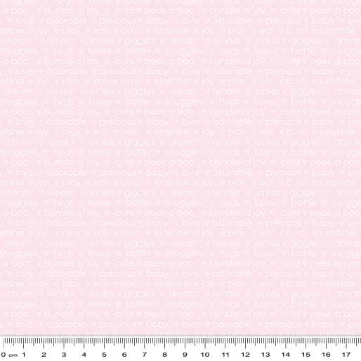 My Little Sunshine: Words (Lt Pink)