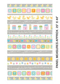 My Little Sunshine: Stripe / Sunshine & Alphabet Panel (Multi)