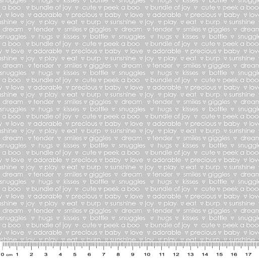 My Little Sunshine: Words (Grey)