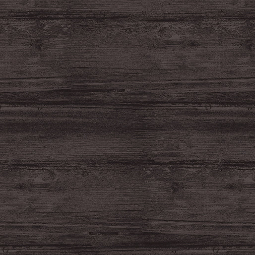 Washed Wood: Gunmetal by Benartex - Three Wishes Patchwork Fabric