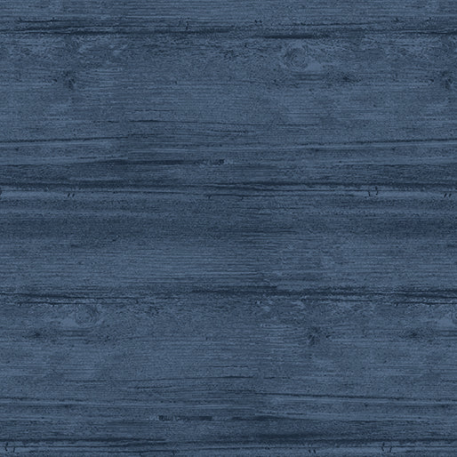 Washed Wood: Harbor Blue by Benartex