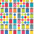 Sew Excited--Spools of Fun--White by Benartex - Three Wishes Patchwork Fabric