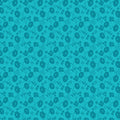 Sew Excited--Floral Fun--Turquoise by Benartex - Three Wishes Patchwork Fabric