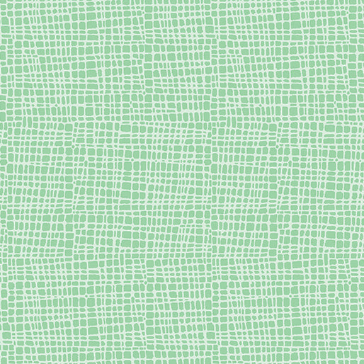 Toadily Cute: Crosshatch Coordinate - Jade by Kanvas Studio for Benartex - Three Wishes Patchwork Fabric