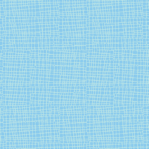 Toadily Cute: Crosshatch Coordinate - Turquoise by Kanvas Studio for Benartex - Three Wishes Patchwork Fabric