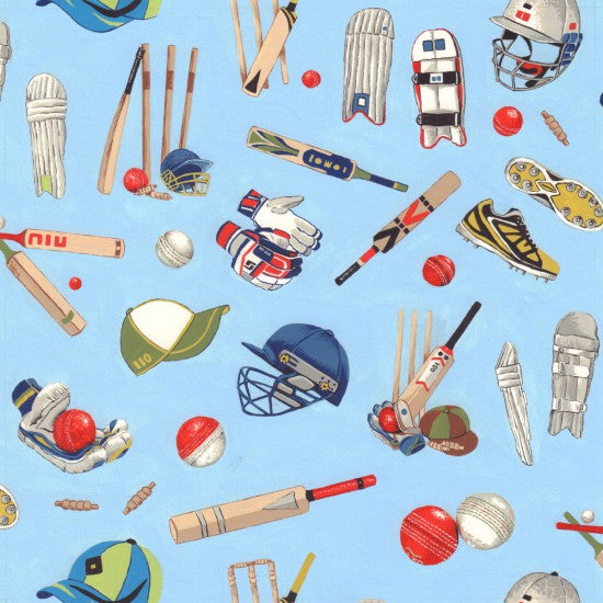 All Rounder: Cricket Equipment (Blue)