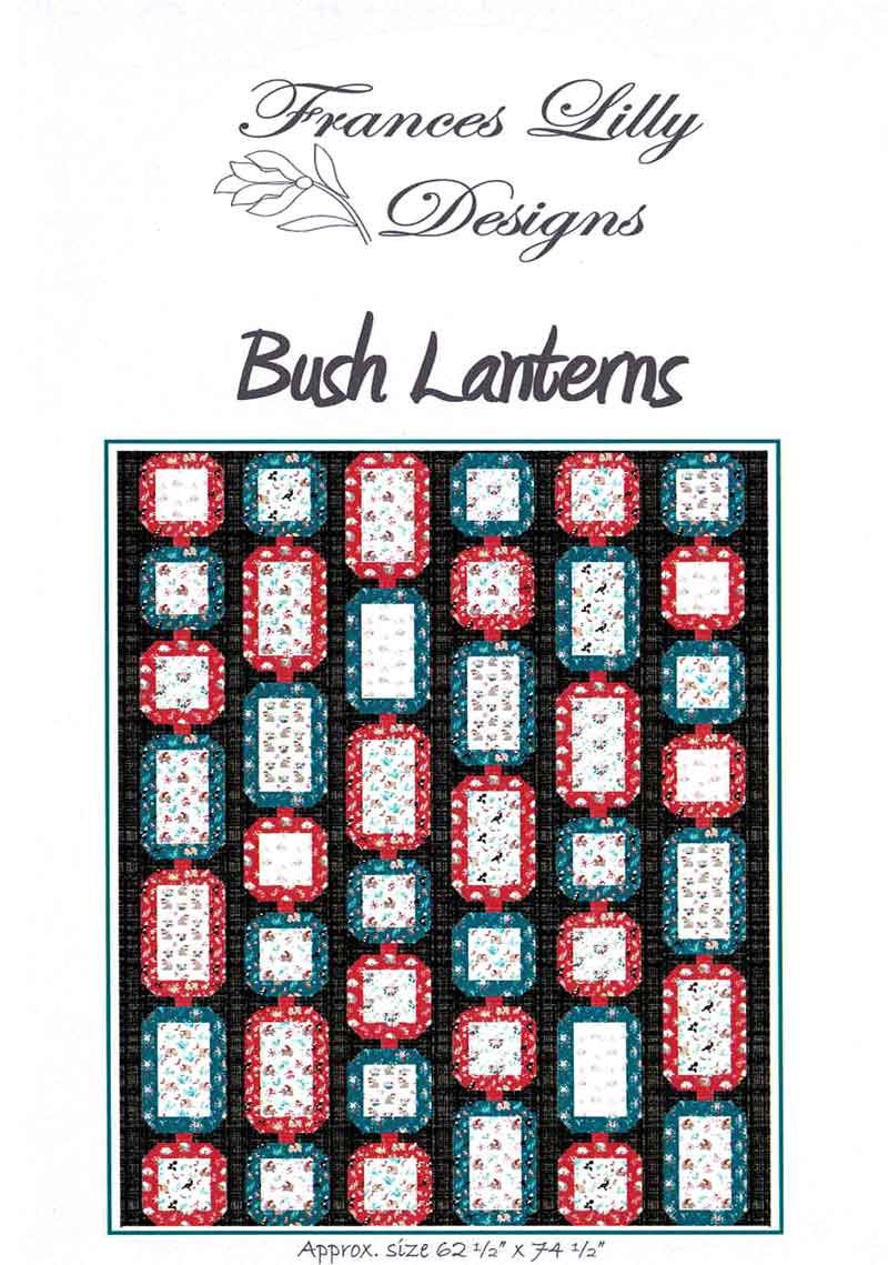 Aussie Christmas: Bush Lanterns (Dark) (Quilt Pattern ONLY)
