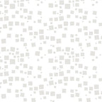 Cat-i-tude Geo Squares White - Ann Lauer Benartex - Three Wishes Patchwork Fabric