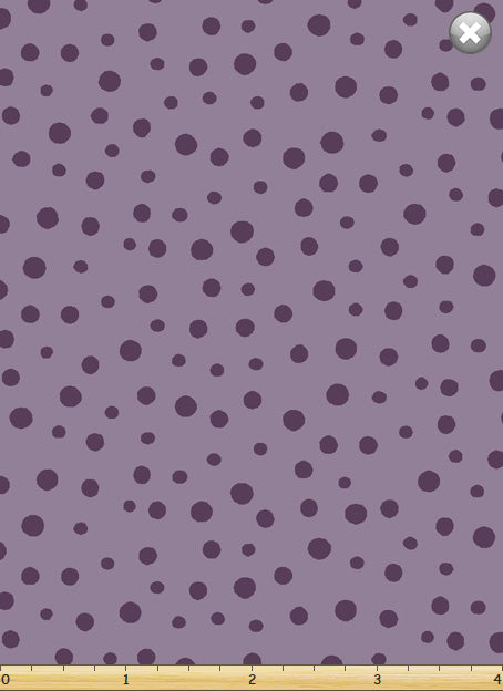 Susybee Barnyard Buddies Coordinates  - Purple Dots - Three Wishes Patchwork Fabric