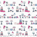 Derby Day: Haberdashery (White/Pink)