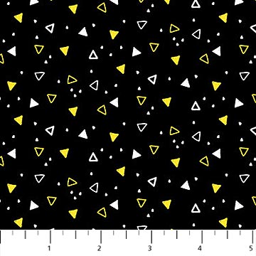 When Life Gives You Lemons: Tossed Triangles Black by Northcott