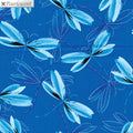 Pearl Reflections - Dragonfly Dream Peacock Blue by Kanvas Studio for Benartex