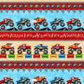 Monster Truck:  Stripe  by Henry Glass - Three Wishes Patchwork Fabric
