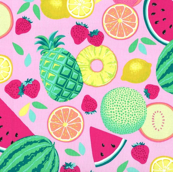 Sew Fruity - Caribe Fruit Toss by Michael Miller - 100% Cotton
