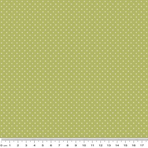Butterfly Garden: Spring Dots (Lime)