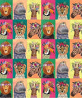 Junglemania Wild Flowers Panel by Blend Fabrics - Three Wishes Patchwork Fabric