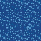Cat-i-tude Geo Squares Blue - Ann Lauer Benartex - Three Wishes Patchwork Fabric