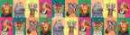 Junglemania Wild Flowers Panel by Blend Fabrics - Three Wishes Patchwork Fabric