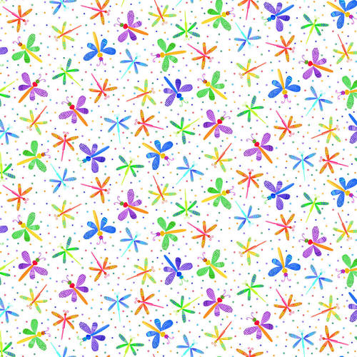 Bugs Galore! Dragonflies (White)