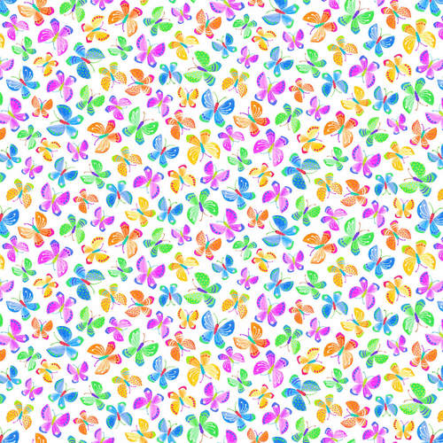 Bugs Galore! Butterflies (White)