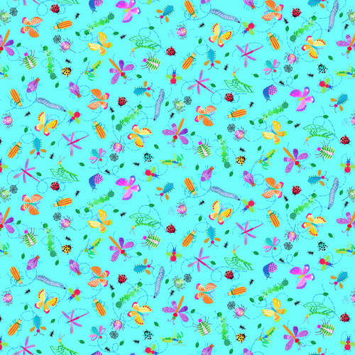 Bugs Galore! Mixed Bugs (Light Blue)