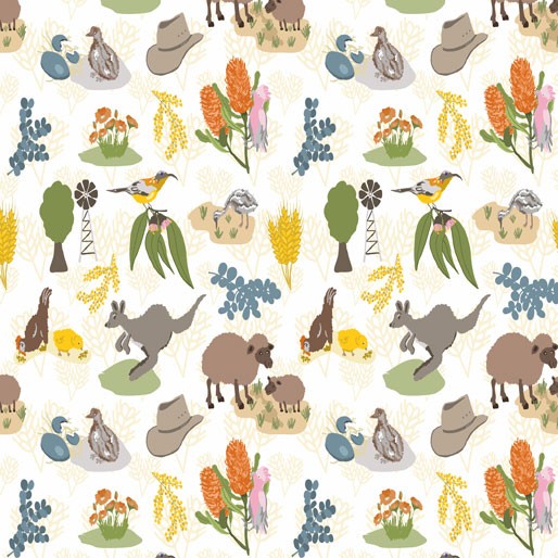 Burrangong Farm: Farm Life - Exclusive By Annette Winter - Three Wishes Patchwork Fabric