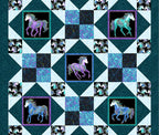 Afternoon Delight Horsen Around Quilt Pattern ONLY - Ann Lauer of Grizzly Gulch Gallery