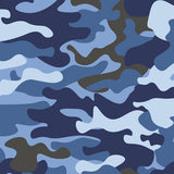 Camouflage Blue by Milvale Design Studio