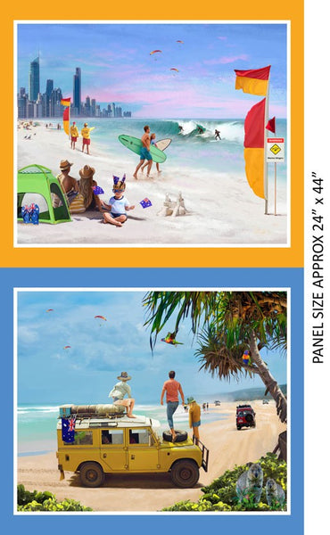 Outdoor Aussie: Beach Panel by KK Designs