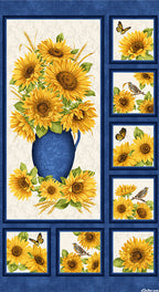 Accent on Sunflowers: Panel