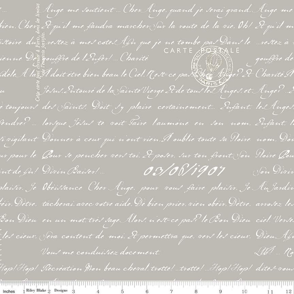 Couturiere Parisienne: Postales Paris Panel (Cream) + 3 Coordinates