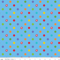 Fisher-Price Dots Blue for Riley Blake