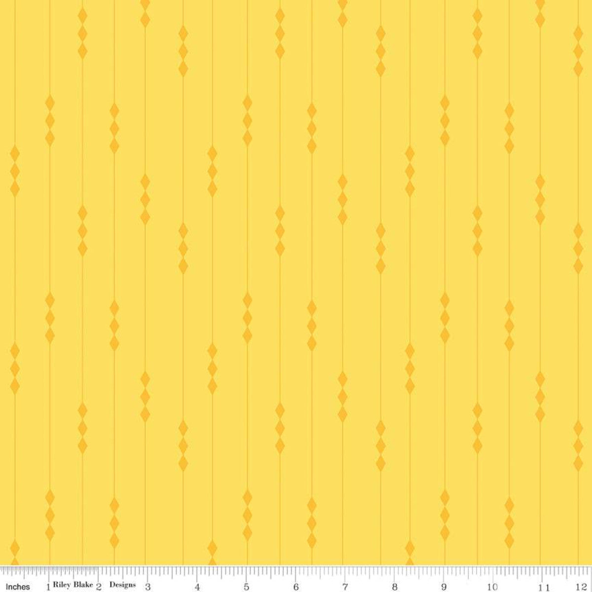 Create: Fairy Lights (Yellow) - Three Wishes Patchwork Fabric