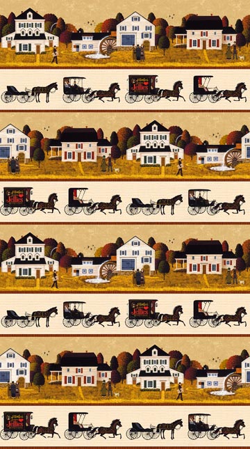 Autumn Village: Stripe (1900s)