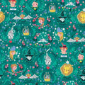 Dorothy's Journey: Vignette (Emerald Sparkle) - Three Wishes Patchwork Fabric