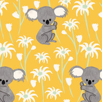 Koala Capers: Sweet Koala Yellow by Amanda Brandl for KK Designs
