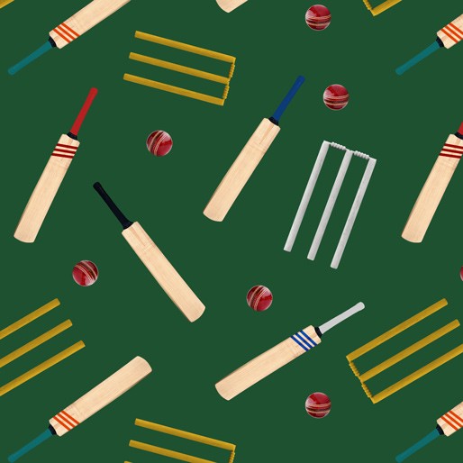 Outdoor Aussie: Cricket Green by KK Designs