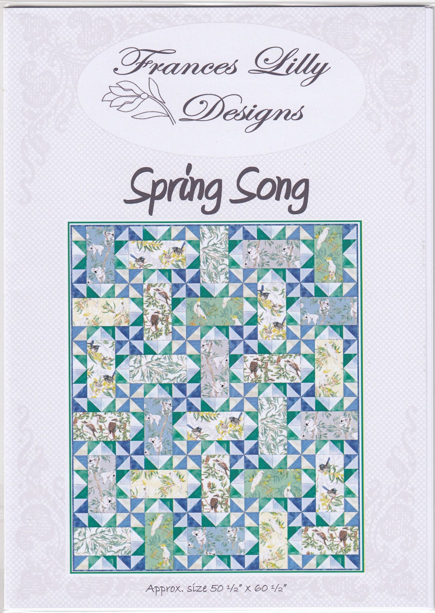 Spring Song by Frances Lilly Designs (Quilt Pattern ONLY)