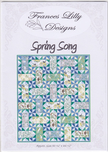 Spring Song Quilt Pattern ONLY by Frances Lilly Designs
