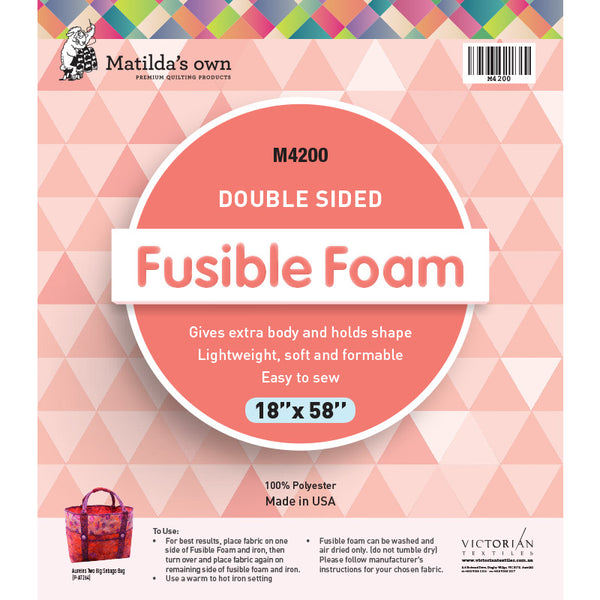 Matilda's Own Double Sided Fusible Foam - 18in x 58in