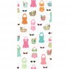 Vintage Boardwalk: Retro Swimsuits White by Maywood Studio - Three Wishes Patchwork Fabric