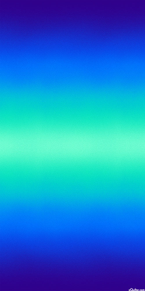 [Out of Stock] Butterfly Paradise: Ombre Mirror Glow (Sapphire Blue) - Three Wishes Patchwork Fabric