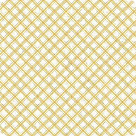 I'd Rather Be Glamping Yellow Plaid Coordinate by Riley Blake