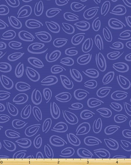 Susybee: Flutter the Butterfly Coordinate - Purple Swirl - Three Wishes Patchwork Fabric