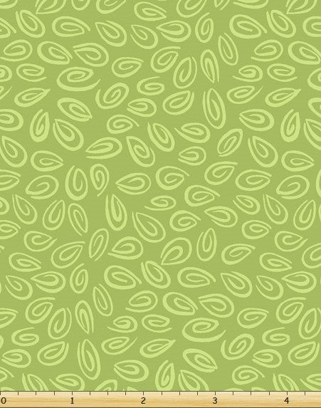 Susybee: Mama Lal: Oval Swirls (Green)